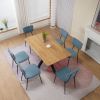 Dining Room Chairs Set of 6, Modern Comfortable Feature Chairs with Faux Plush Upholstered Back and Chrome Legs, Kitchen Side Chairs for Indoor Use: H