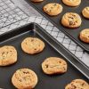 Cookie Sheets Non-stick Baking Sheet Set With Non-stick Jelly Roll Pan Rack Cookie Scoop Spatula