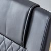 Modern Dining Chairs With Faux Leather Padded Seat Dining Living Room Chairs Upholstered Chair With Metal Legs Design for Kitchen, Living, Bedroom, Of