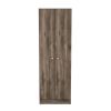Ottawa 2 Piece Kitchen Set, Kitchen Island + Pantry Cabinet , Dark Brown