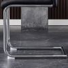 Modern Dining Chairs With Faux Leather Padded Seat Dining Living Room Chairs Upholstered Chair With Metal Legs Design for Kitchen, Living, Bedroom, Of